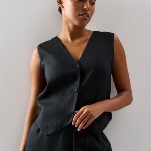 Quince 100% European Linen Vest